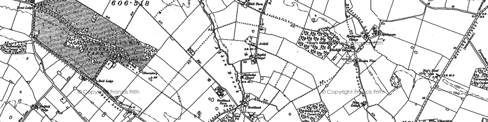 Old map of Booth Bank in 1897
