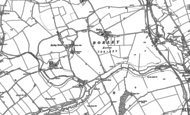 Old Map of Borley, 1902