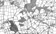 Old Map of Borley Green, 1883 - 1884