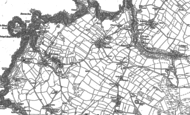 Old Map of Bossiney, 1905