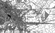 Old Map of Botcherby, 1899