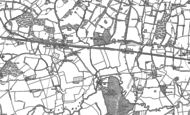 Old Map of Bough Beech, 1907