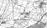 Old Map of Boughton, 1883 - 1884