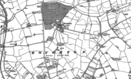 Old Map of Boughton, 1884