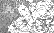 Old Map of Boughton Aluph, 1896