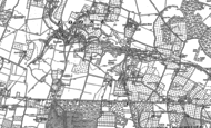 Old Map of Boughton Monchelsea, 1867 - 1896