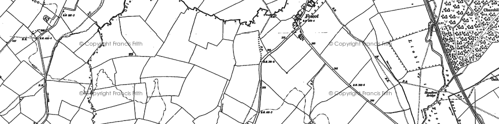Old map of Bould in 1919