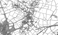 Old Map of Bourn, 1886 - 1900
