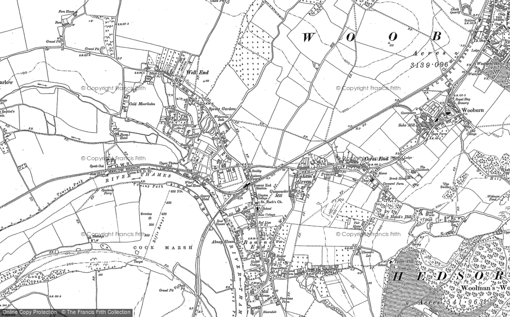 Old Map of Bourne End, 1897 - 1910 in 1897
