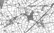 Old Map of Bourton on Dunsmore, 1885 - 1904