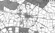 Old Map of Bourton-on-the-Hill, 1883 - 1900