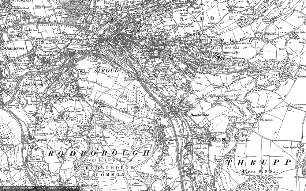 Old Map of Bowbridge, 1882 in 1882