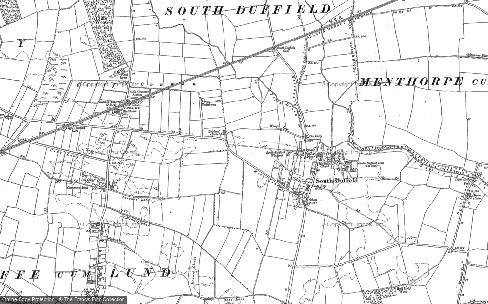 Old Map of Bowland Ho, 1889 - 1890 in 1889