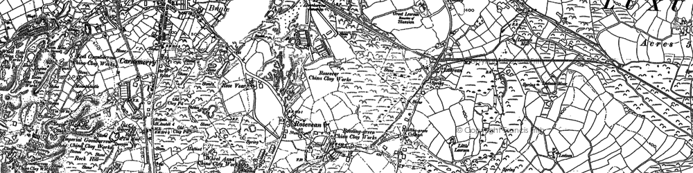Old map of Bowling Green in 1881