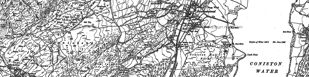 Old map of Park Gate in 1912