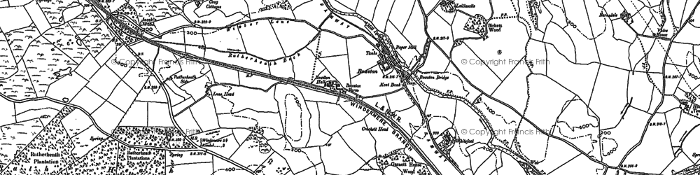 Old map of Braban Ho in 1897