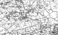 Old Map of Bracewell, 1892