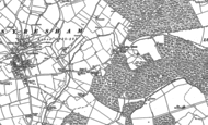 Old Map of Brackley Hatch, 1883 - 1899