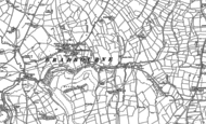 Old Map of Bradbourne, 1879