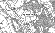 Old Map of Bradenham, 1897