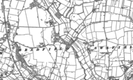 Old Map of Bradfield, 1884 - 1905