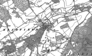 Old Map of Bradfield, 1898
