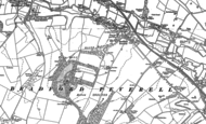 Old Map of Bradford Peverell, 1886 - 1887
