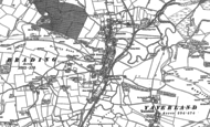 Old Map of Brading, 1907