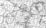 Old Map of Bradley Green, 1883 - 1903