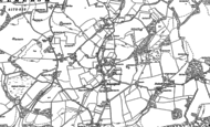 Old Map of Braishfield, 1895