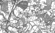 Old Map of Brambridge, 1895
