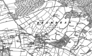 Old Map of Bramdean, 1895