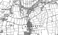 Old Map of Bramerton, 1881