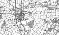 Old Map of Bramfield, 1883
