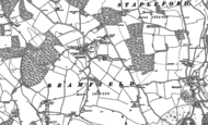 Old Map of Bramfield, 1897