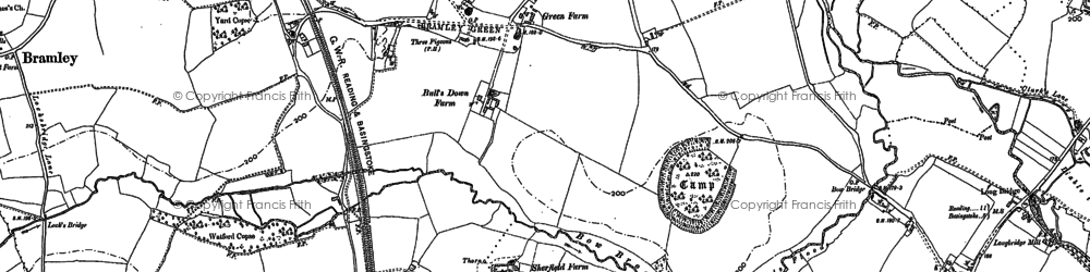 Old map of Bramley Green in 1894