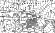 Old Map of Brandeston, 1883