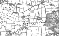 Old Map of Brandiston, 1885
