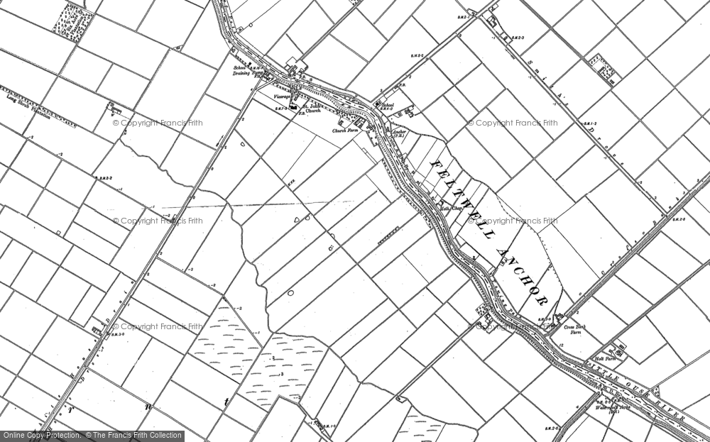Old Map of Brandon Bank, 1901 - 1904 in 1901