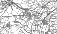 Old Map of Bransford, 1884