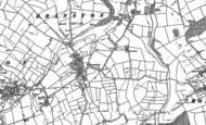 Old Map of Branston, 1884 - 1902