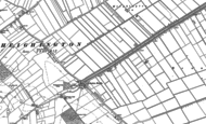 Old Map of Branston Booths, 1886