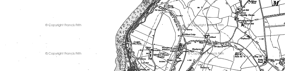 Old map of Bransty in 1923