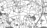 Old Map of Brantham, 1896 - 1902