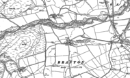 Old Map of Branton, 1896
