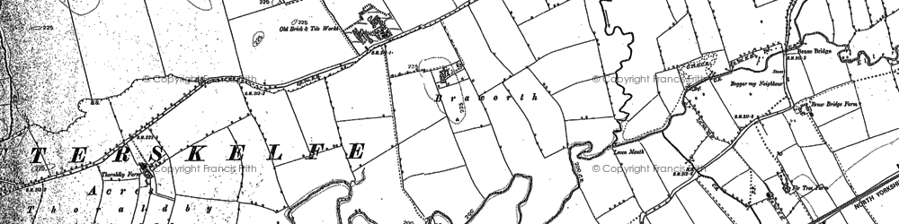 Old map of Busby Ho in 1892