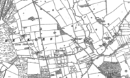 Old Map of Breckles, 1882