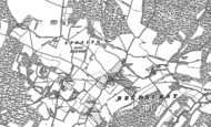 Old Map of Bredhurst, 1895