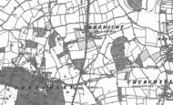 Old Map of Bredicot, 1884