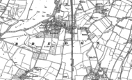 Old Map of Bredon, 1884 - 1900